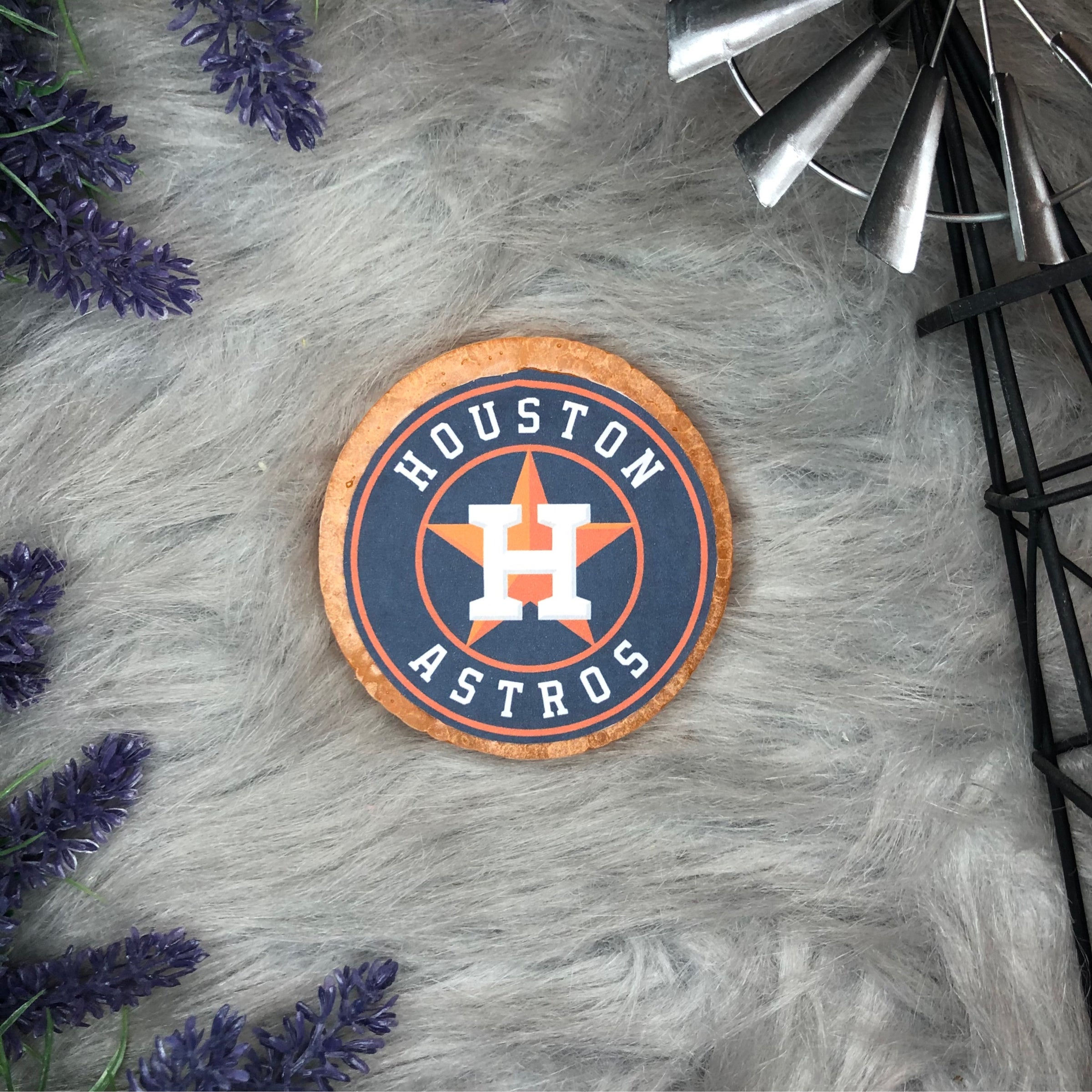 Astros Heart Car Freshie