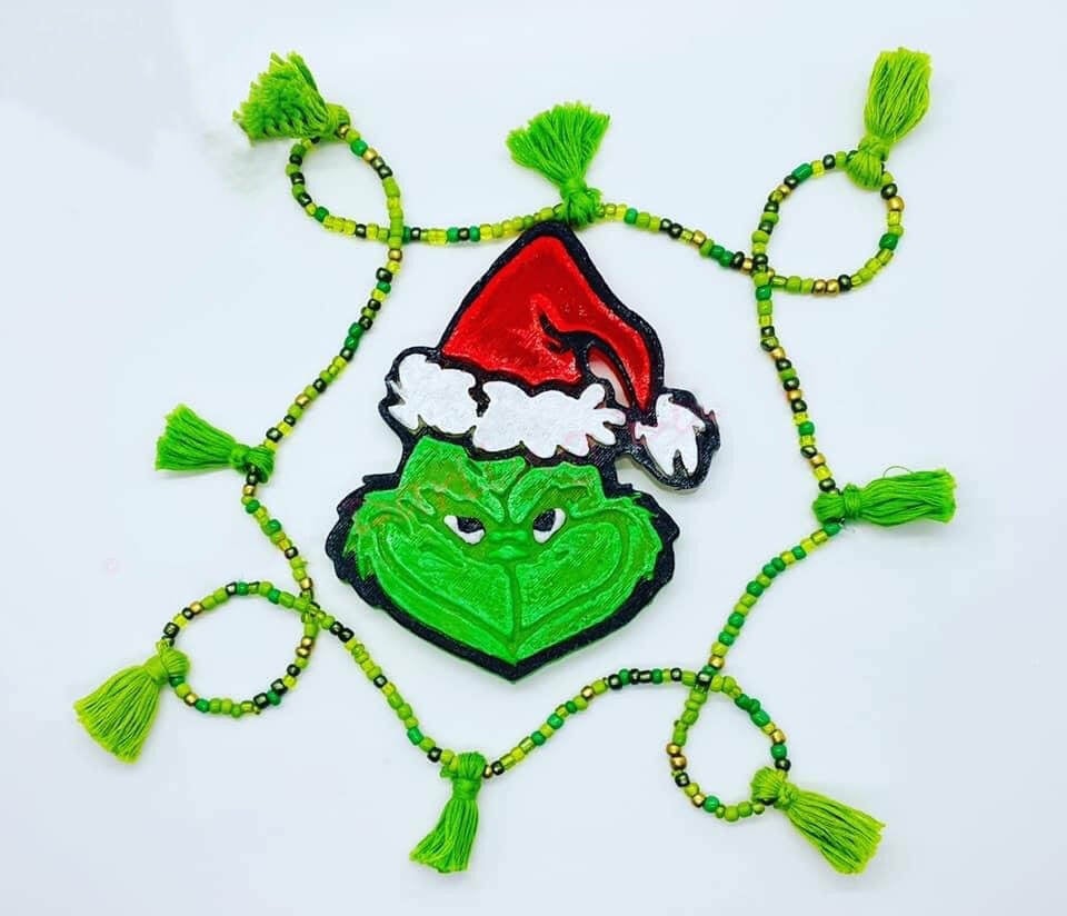 Glitter Grinch Car Freshie - Christmas Car Air Freshener – Swagg that makes  Scents