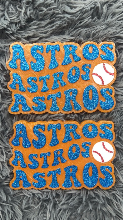 Astros Heart Car Freshie